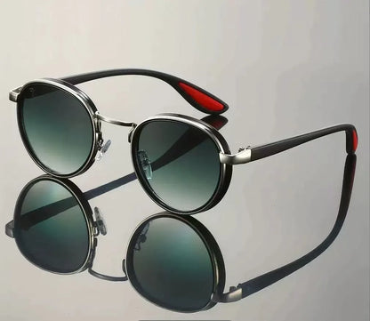 High Quality Woman Sun Glasses Man Vintage Designer Outdoor Sunglasses Men Round Fashion Plastic Titanium UV Protection Glasses