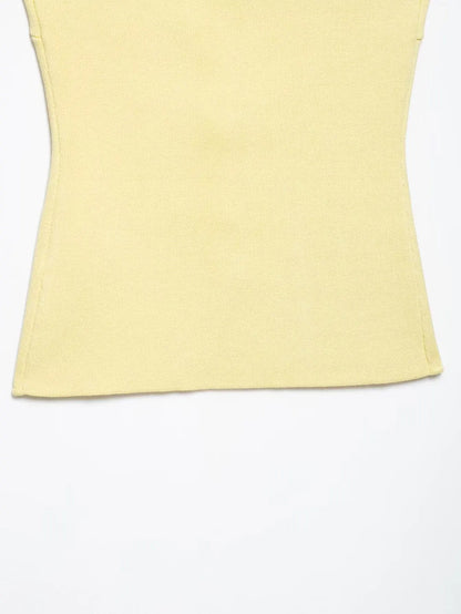 Trendy Elegant knitted camisole