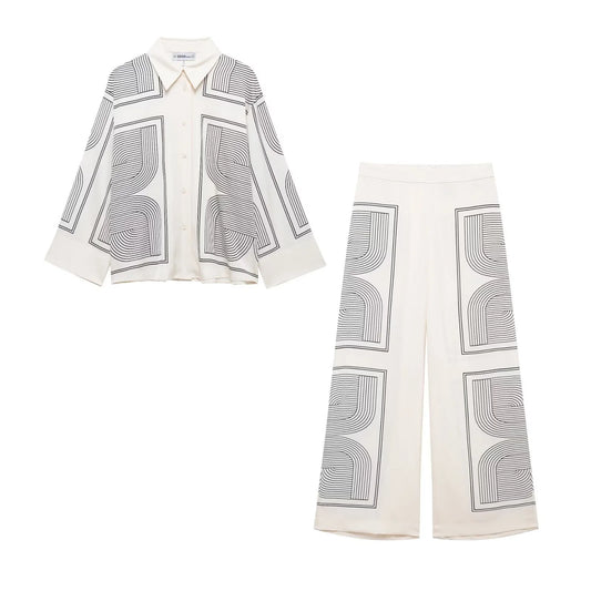 Women's Printed two piece