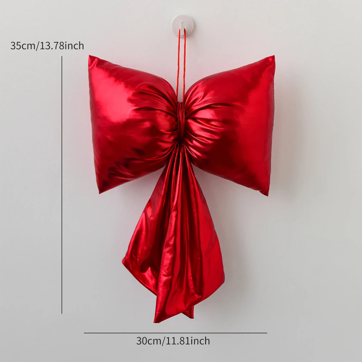 Christmas 3D sequin bow decoration ornament for Christmas tree