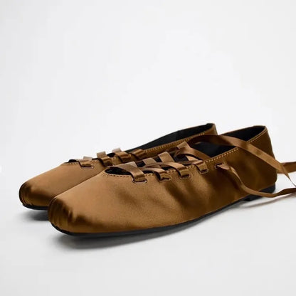 Women's Satin Ballet Flats