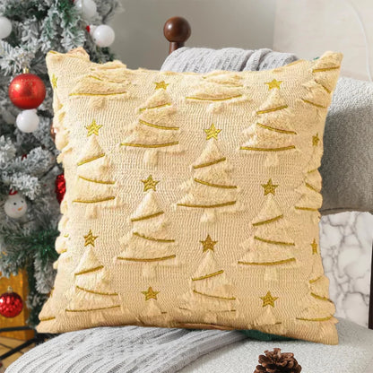 1pc plush Christmas tree Pillow Covers