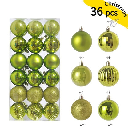 1Box 3/4cm Christmas Balls Christmas Tree Ornaments Xmas Hanging Tree Pendants