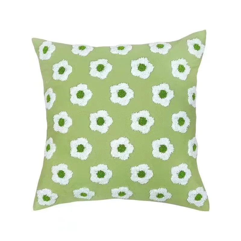 Wind Tulip Pillow Living Room Sofa Pillow Bedhead Waist Pillow Pink Cute Pumpkin Home