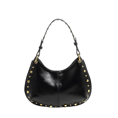New Trendy Shoulder Bag Wine Red Black