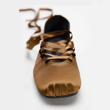 Women's Satin Ballet Flats