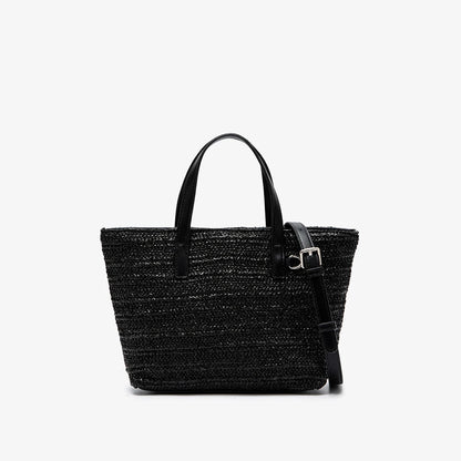 Bohemian Beach Bags for Women Tote Travel Straw Bag Handmade Handbag Bucket Bag Vacation Shoulder Crossbody Bags Shopper