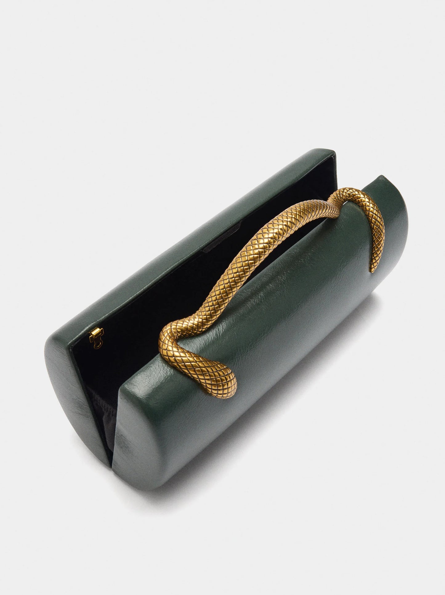 Gold Closure Box Clutch Bag women