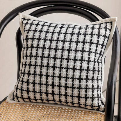 Modern Black and White Cushion Cover Light Luxury