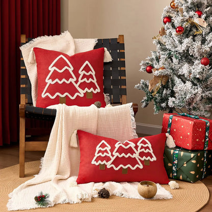 Throw Pillow Cover Christmas Decoration