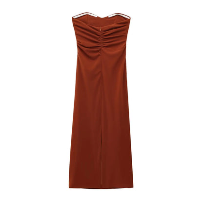 Top Pleated Slim Dress
