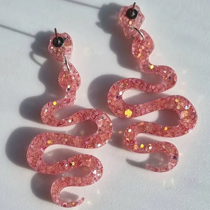 Elegant Snake Animal Earrings