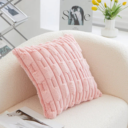 Modern Imitation Fur Case 45*45cm DecorativeFor Sofa Bedroom Living Room