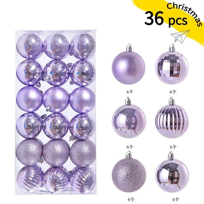 1Box 3/4cm Christmas Balls Christmas Tree Ornaments Xmas Hanging Tree Pendants