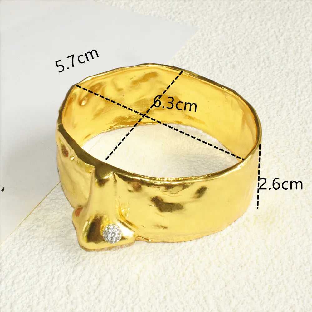 Gorgeous Hand Simple Bracelet Plated Eyes Nose Mouth Small Wrist Bangle For Women