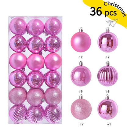 1Box 3/4cm Christmas Balls Christmas Tree Ornaments Xmas Hanging Tree Pendants