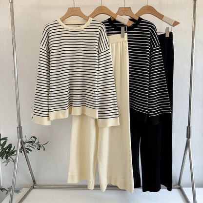 Elegant Two-Piece Set Women's Fashionable Autumn Winter