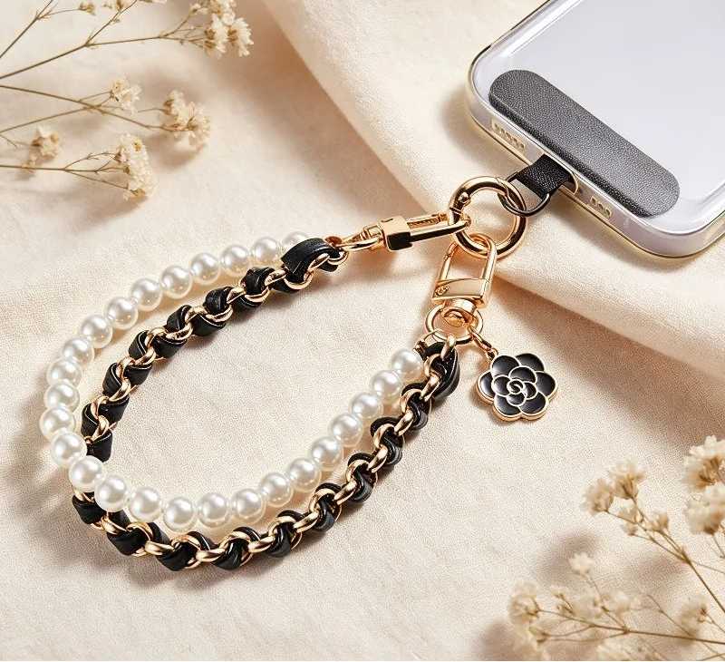 New Pearl Phone Wrist Strap LightweightPhone Hand Strap Daily Use