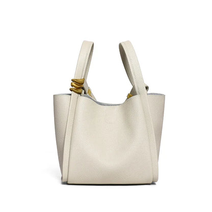 Bucket Bag for Women Small Tote Bag Drawstring Top Handle Handbag