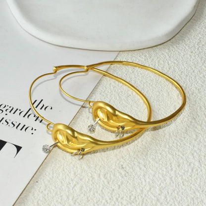 Baroque Style Vintage Resin Big Eyes Dangle Earrings For Women