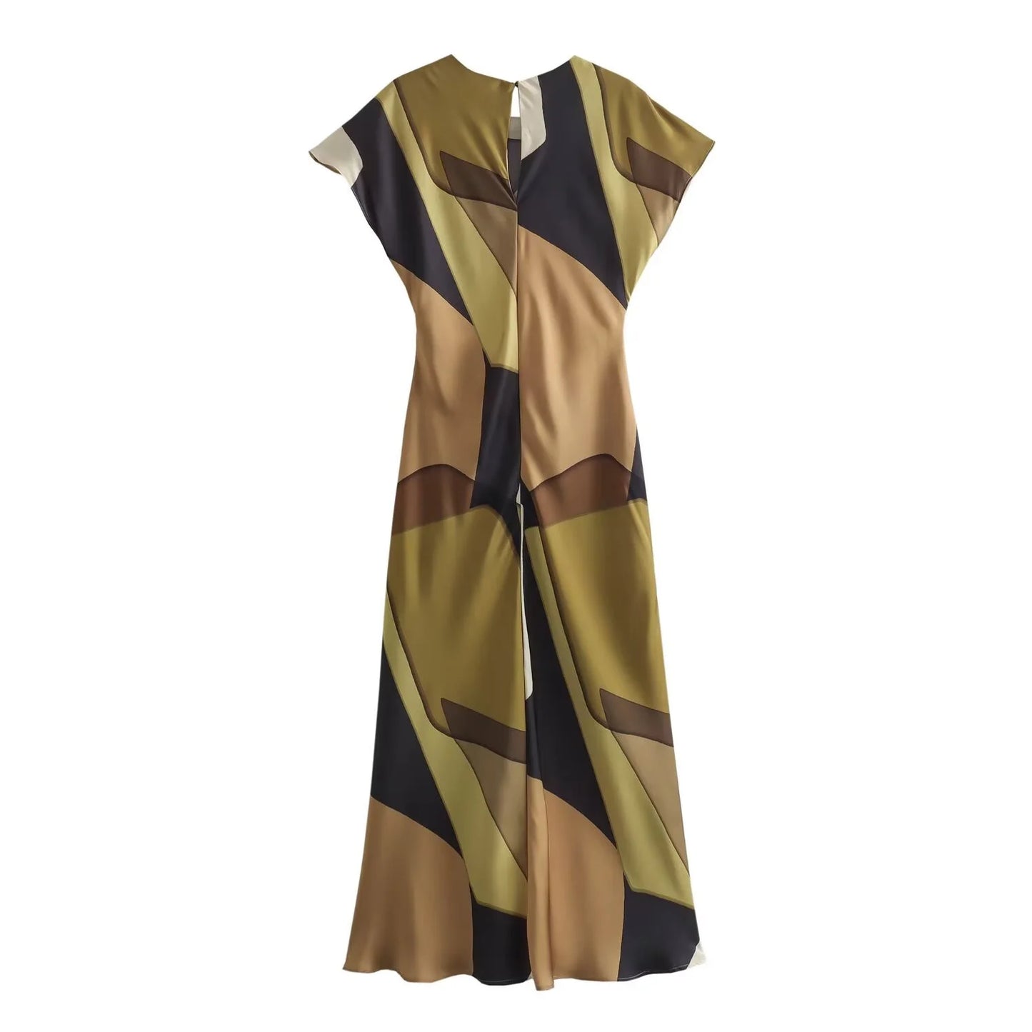 New Printed Midi Dress