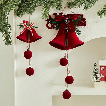 New Style Atmosphere Bell Bow Pendant Christmas Tree Decoration
