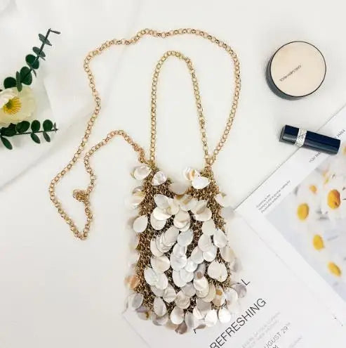 Handcrafted Tassel Handbag Mermaid