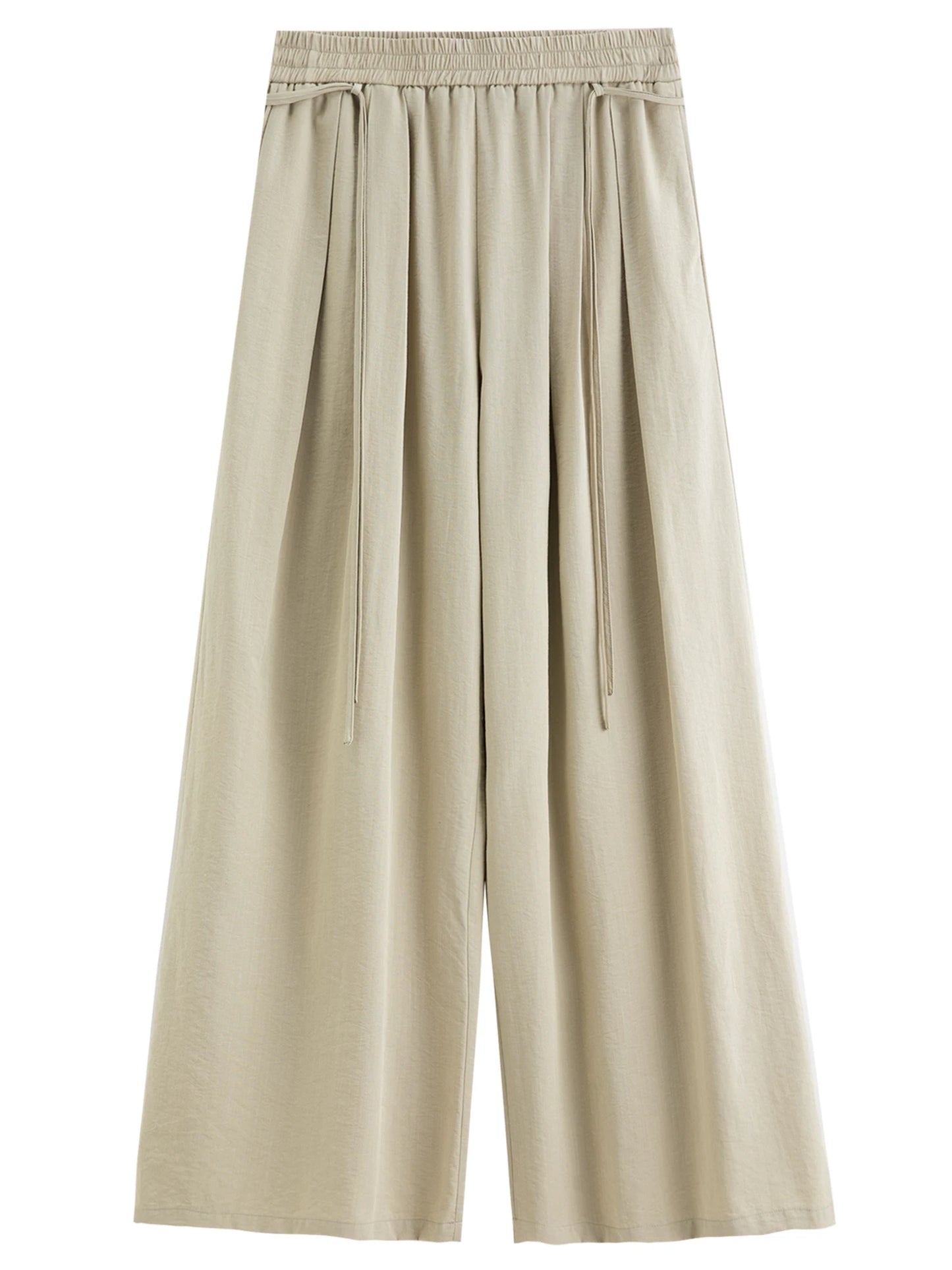 Women's Weekend Pleated Blouse Wide-Leg Pants Elegant Summer Lightweight Off-Shoulder Two-Piece Outfit