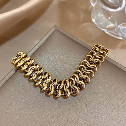 Bracelet Waterproof Gold Color Fashion Wrist Jewelry for Women