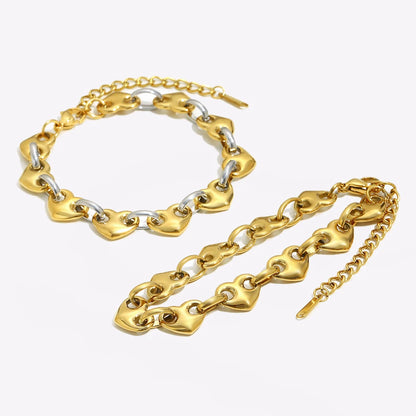 Bracelet Gold Plated Tarnish Free Sweet Design Hypoallergenic For Women's Jewelry