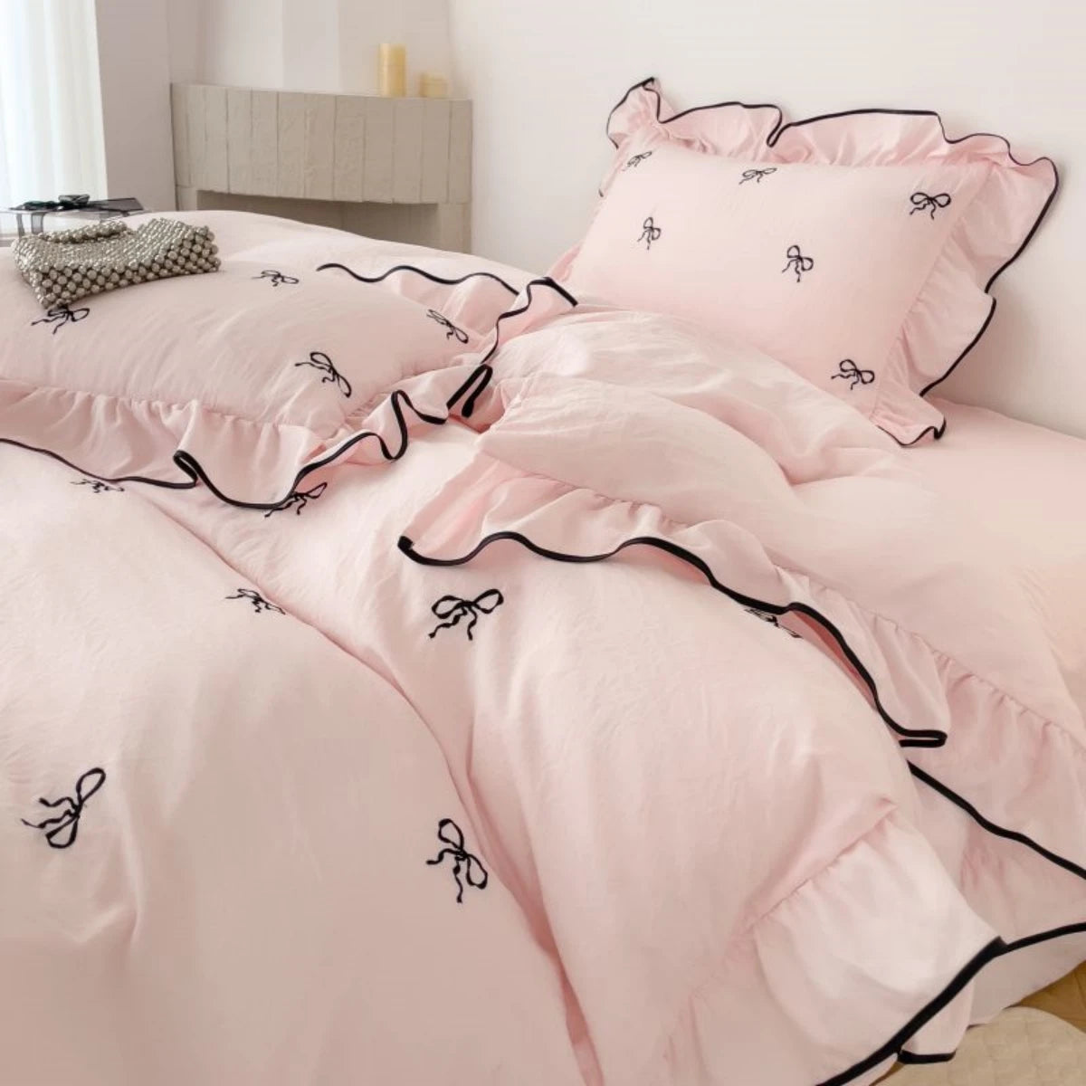 Set ruffles Duvet Cover