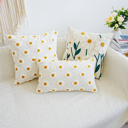 Floral Cover Cushion Pillow Case For Living Room