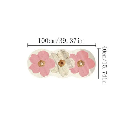 Oil Painting Style Floral Carpet