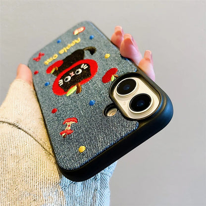 Cute Cartoon Case For iPhone 13 14 15 16 Pro Max