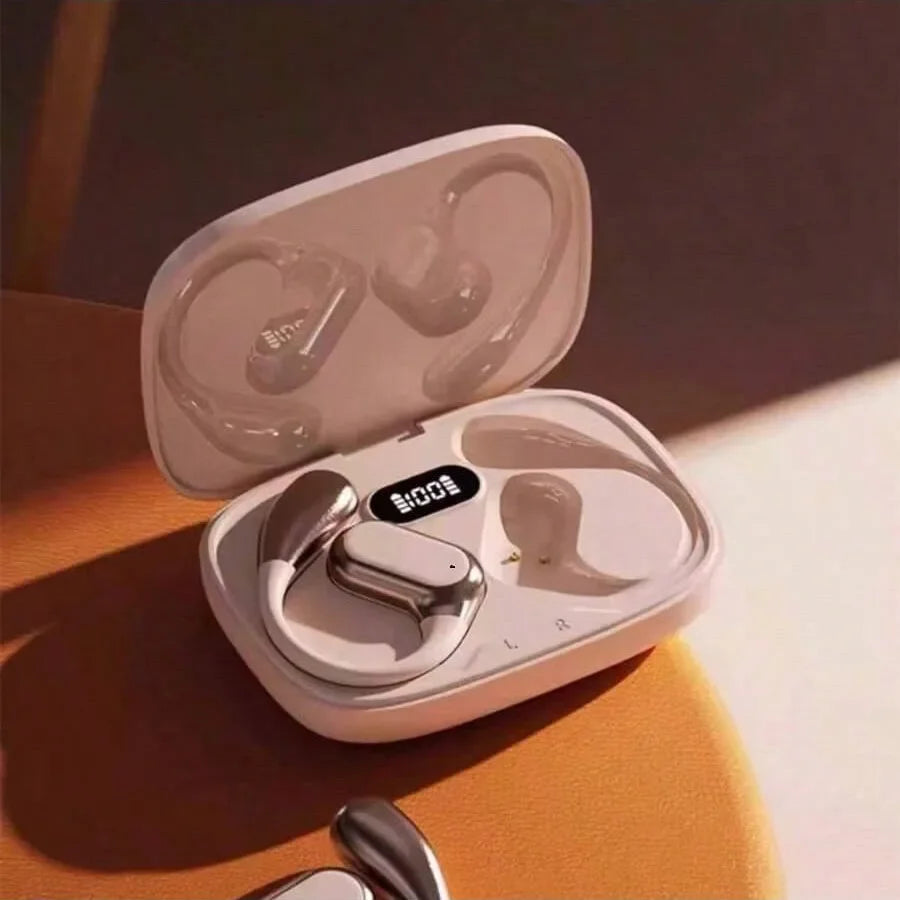 Fone Bluetooth Earbuds Wireless Headphones Professional Bluetooth Headsets Include Ergonomic Boom Mics for Superior Clarity