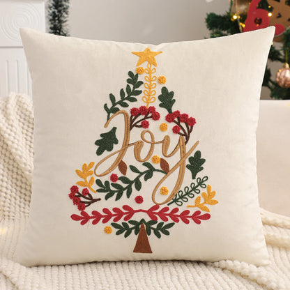 Throw Pillow Cover Christmas Decoration