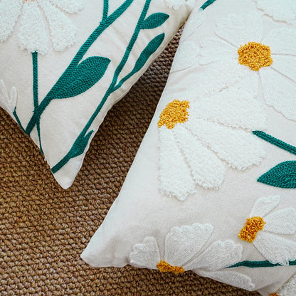 Floral Cover Cushion Pillow Case For Living Room