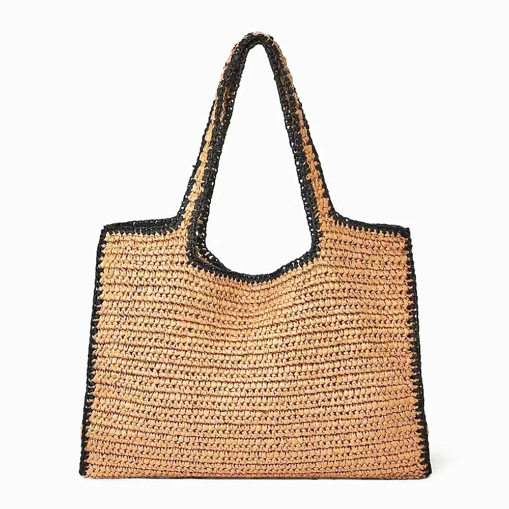 Large Capacity Straw Tote Bags for Women