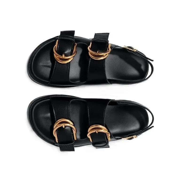 Women's Summer Black Sandals
