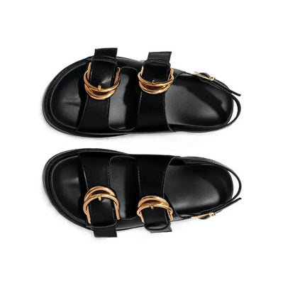 Women's Summer Black Sandals