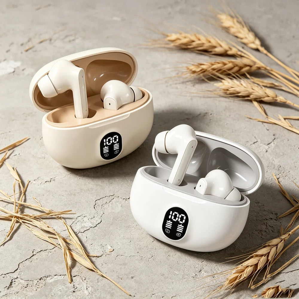 Bluetooth Headphones Wireless Earbuds Gaming Headset Sleek Bluetooth Earphones Complement Modern Fashion and Streetwear