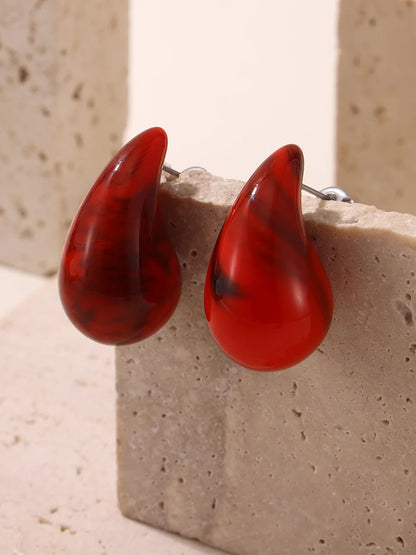Women's New Earrings Stainless Steel Gold plated