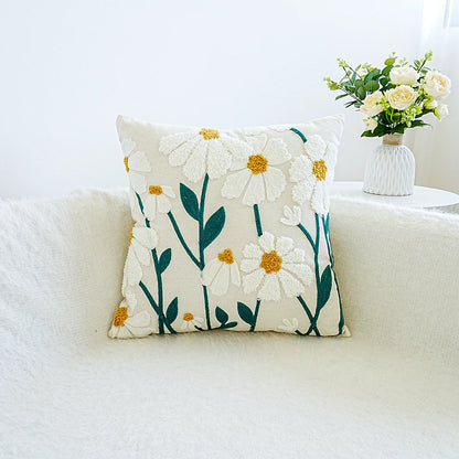 Floral Cover Cushion Pillow Case For Living Room