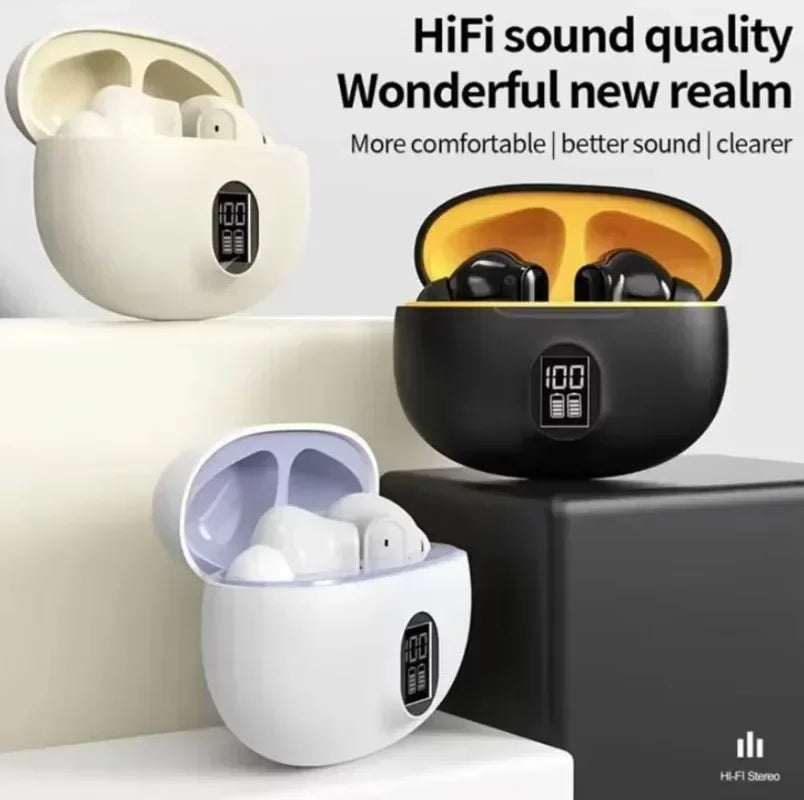 Bluetooth Headphones Wireless Earbuds Gaming Headset Sleek Bluetooth Earphones Complement Modern Fashion and Streetwear