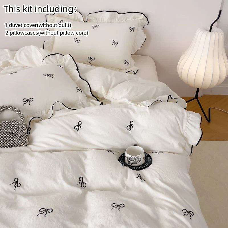 Set ruffles Duvet Cover
