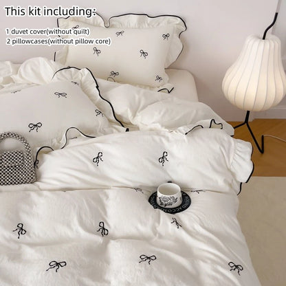 Set ruffles Duvet Cover
