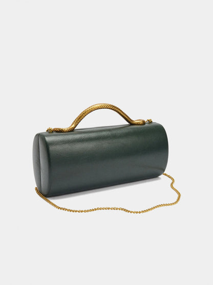 Gold Closure Box Clutch Bag women
