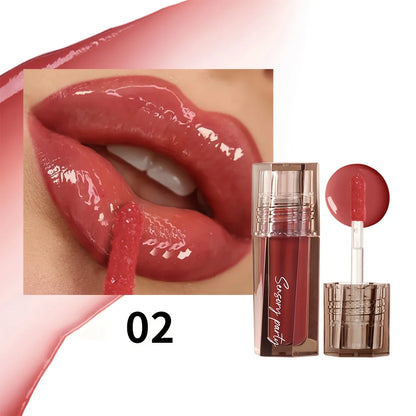 Lip Gloss Waterproof Long Lasting Moisturizing Liquid Lipstick,Non-Stick Cup Full Lips Makeup