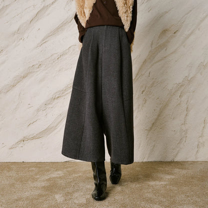 Women High Waist Wide Leg Casual Pants