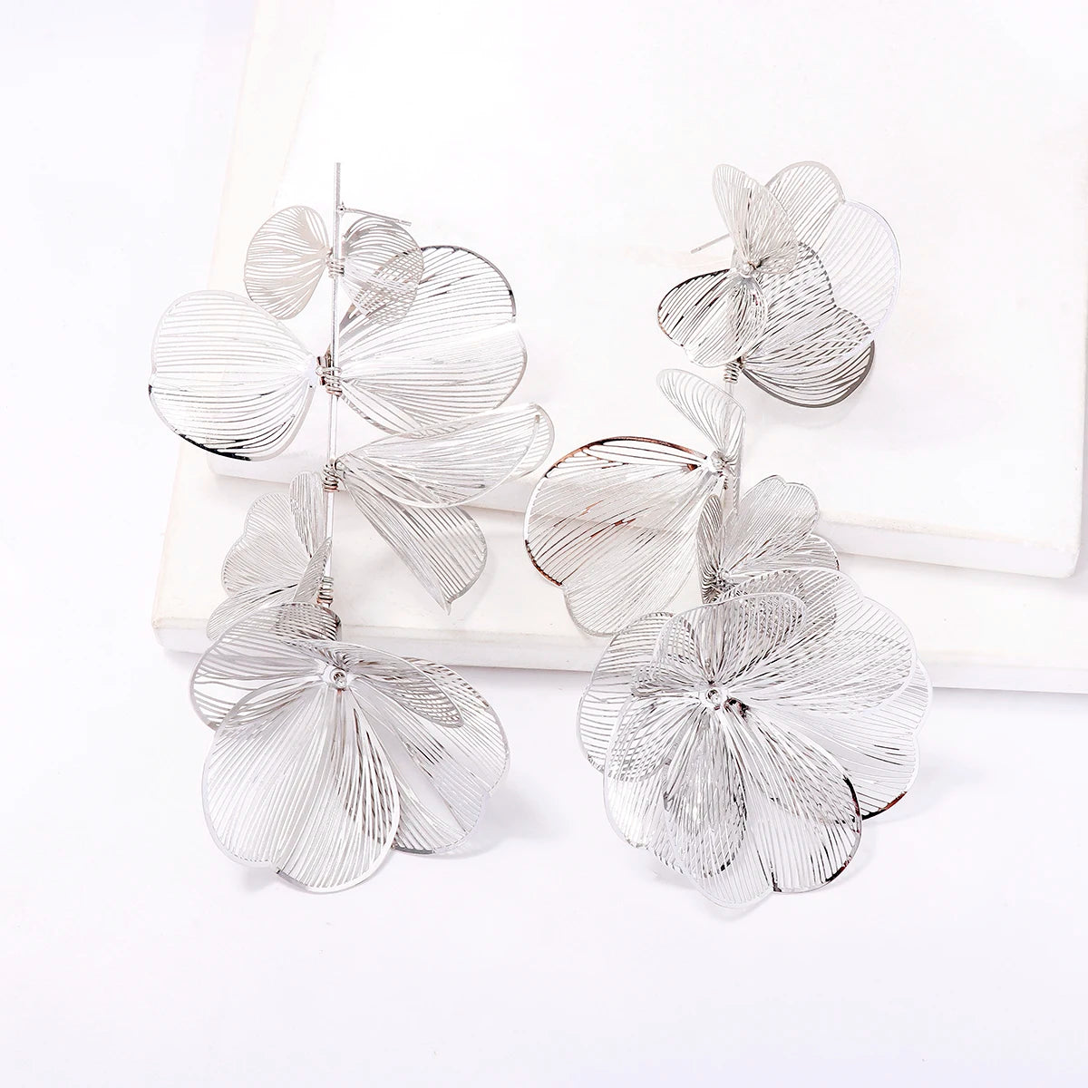 Earring Flower Drop Jewelry for Woman